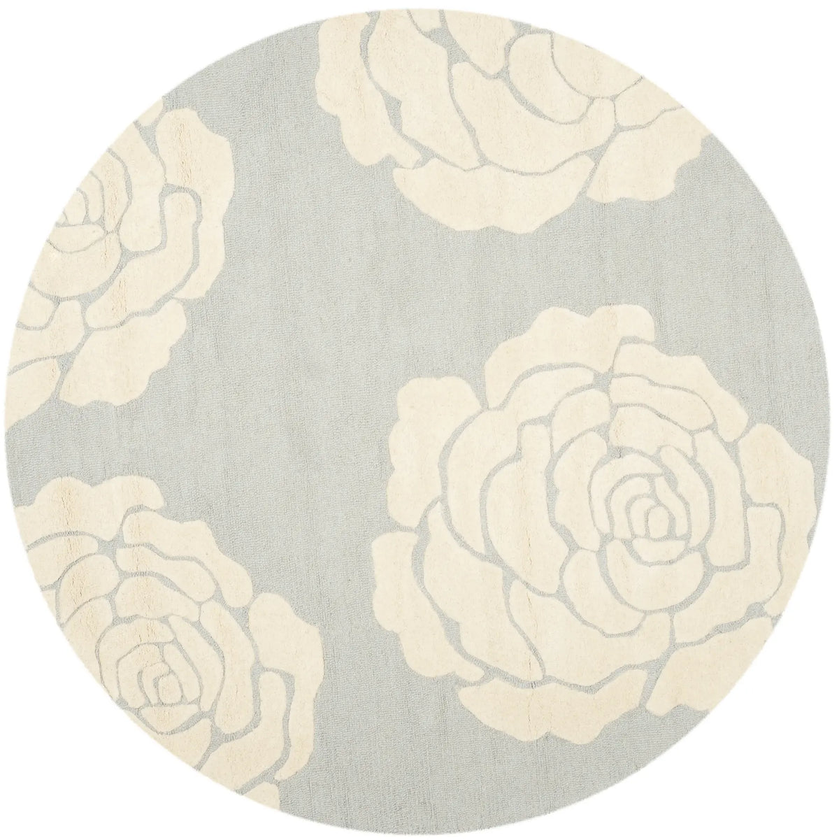 Safavieh Cambridge 6'-0" x 6'-0" Rug in Grey / Ivory
