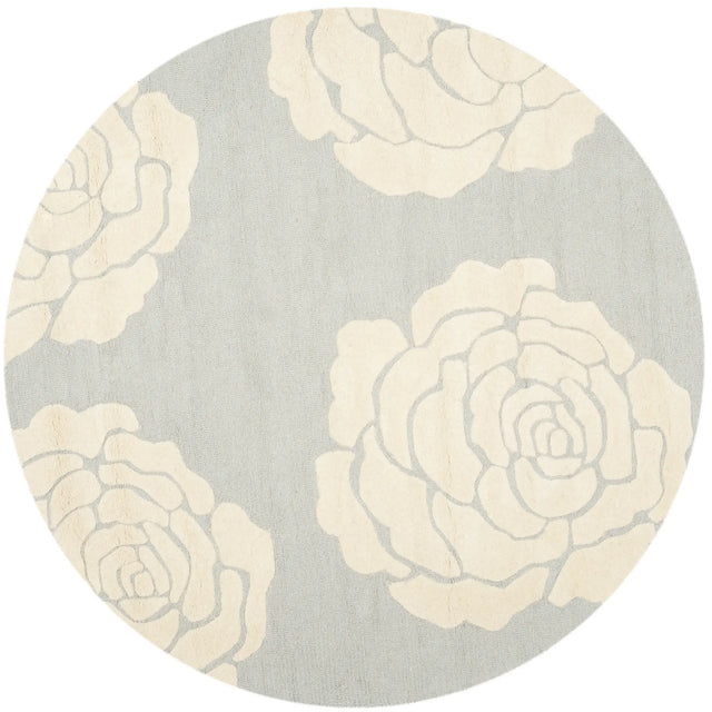 Safavieh Cambridge 6'-0" x 6'-0" Rug in Grey / Ivory