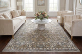 Dynamic Rugs Denali 11622 Power Loomed Modern Brown/Beige/Cream Rug - Room