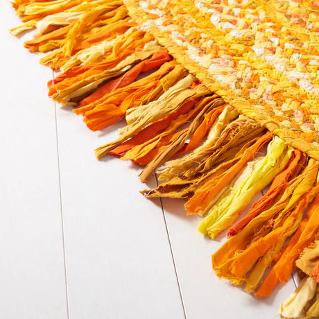 Safavieh Braided 5'-0" x 8'-0" Rug in Gold
