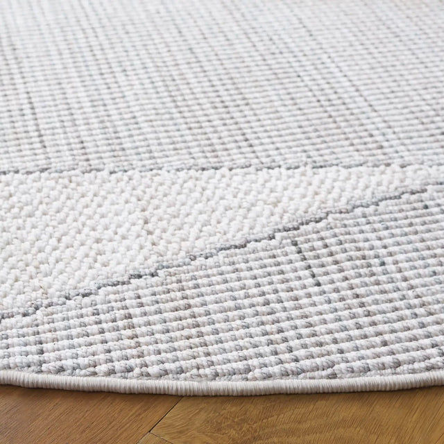 Safavieh Martha Stewart Serenity 6'-7" x 6'-7" Rug in Grey / Ivory