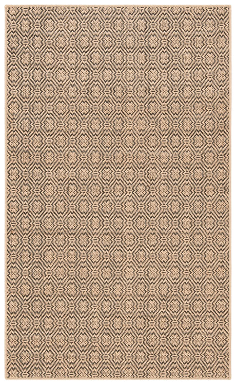 Safavieh Palm Beach 3'-0" x 5'-0" Rug in Natural / Black