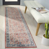 Safavieh Vintage Tabriz 2'-0" x 8'-0" Rug in Rust / Blue