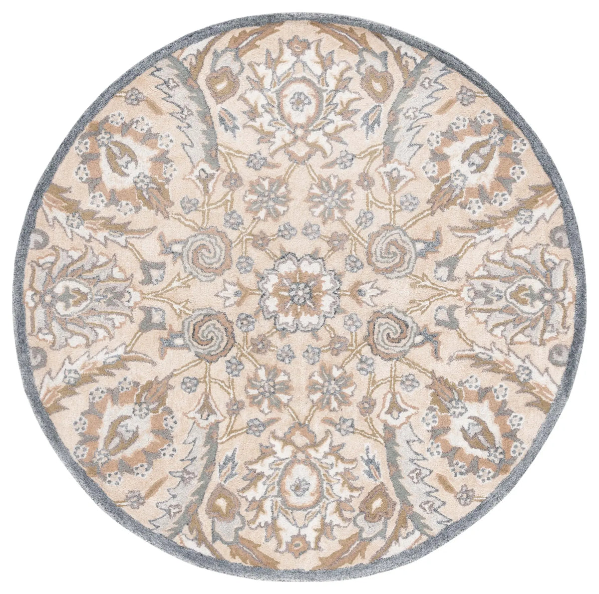 Safavieh Bella 5'-0" x 5'-0" Rug in Beige / Multi