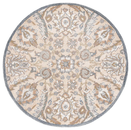 Safavieh Bella 5'-0" x 5'-0" Rug in Beige / Multi
