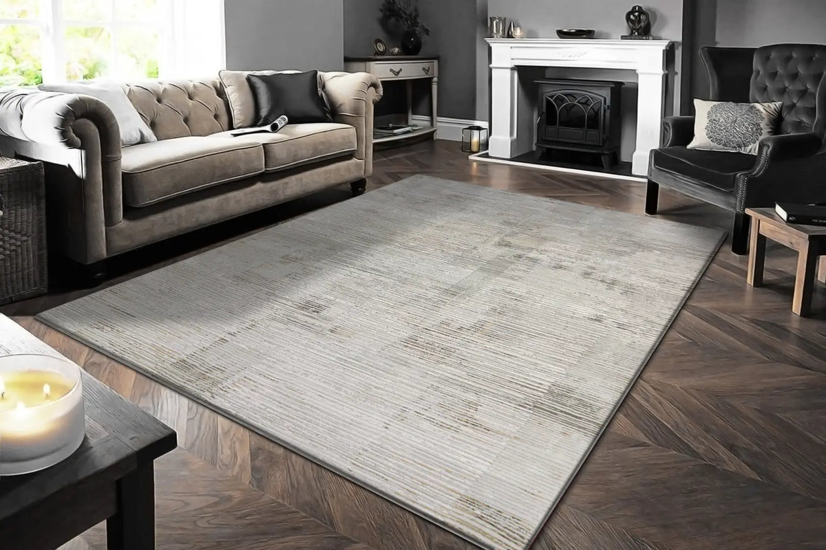 Dynamic Rugs Renaissance 3153 Ivory/Grey Rug - Room