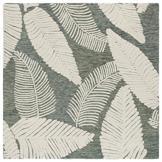 Safavieh Jardin 6'-0" x 6'-0" Rug in Grey / Ivory