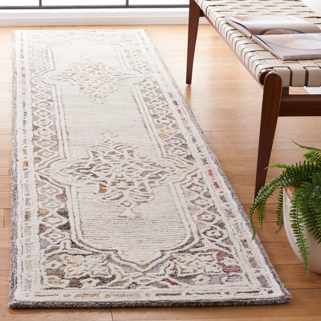 Safavieh Metro 2'-3" x 9'-0" Rug in Red / Ivory