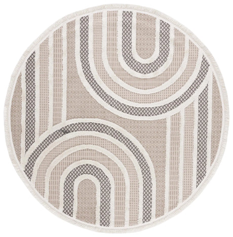 Safavieh Urban 6'-7" x 6'-7" Rug in Beige / Ivory
