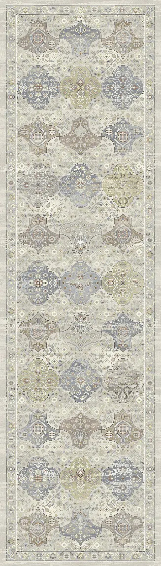Dynamic Rugs Ancient Garden 57279 Cream/Multi Rug - Runner 2