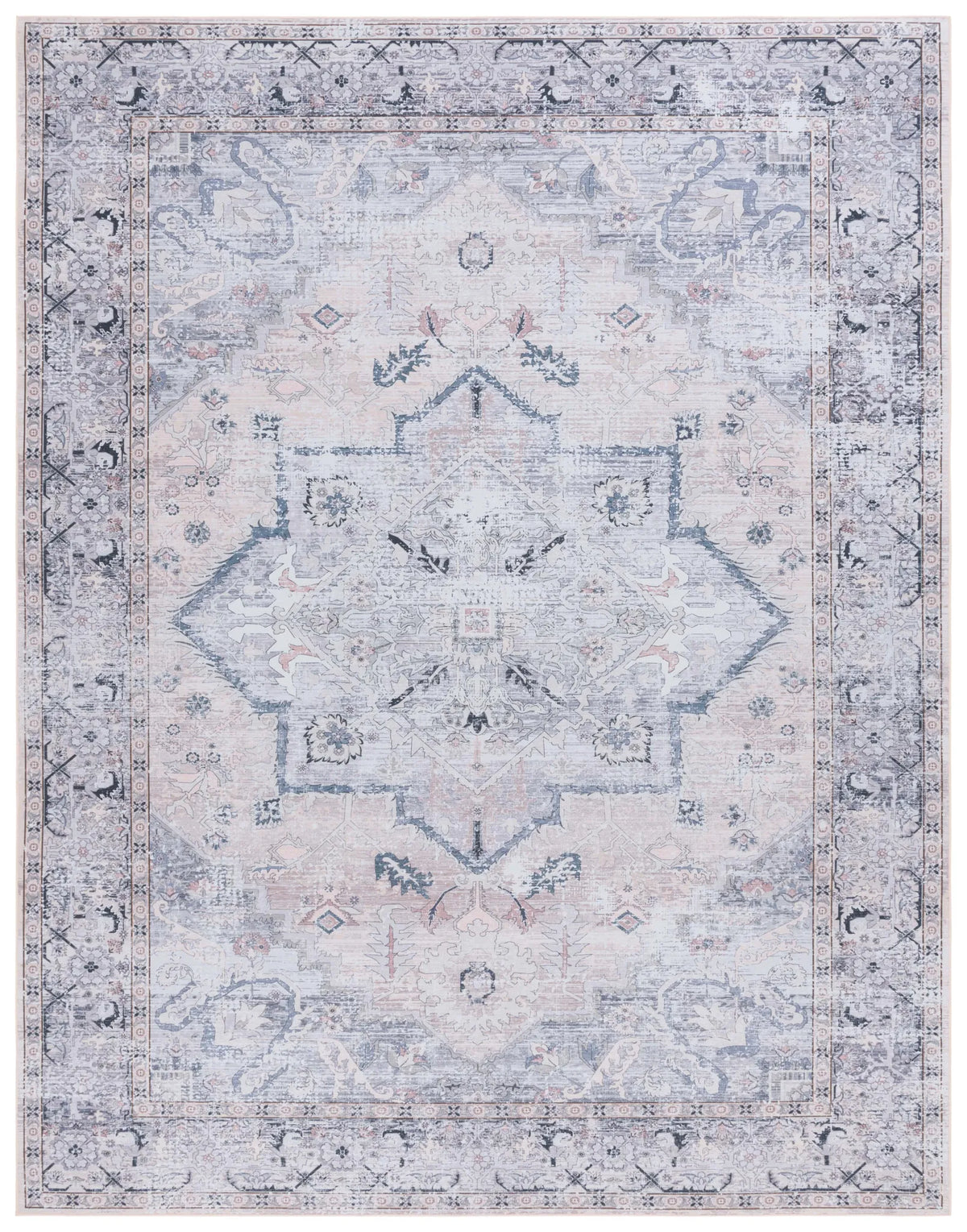 Safavieh Tucson 10'-0" x 14'-0" Rug in Beige / Grey