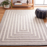 Safavieh Natura 4'-0" x 6'-0" Rug in Black / Ivory