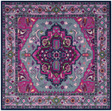 Safavieh Bellagio 5'-0" x 5'-0" Rug in Grey / Pink