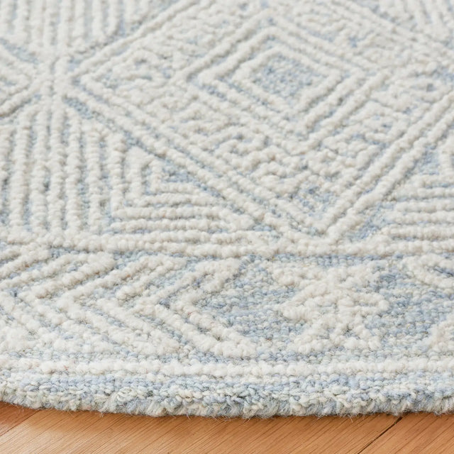 Safavieh Abstract 6'-0" x 6'-0" Rug in Blue / Ivory