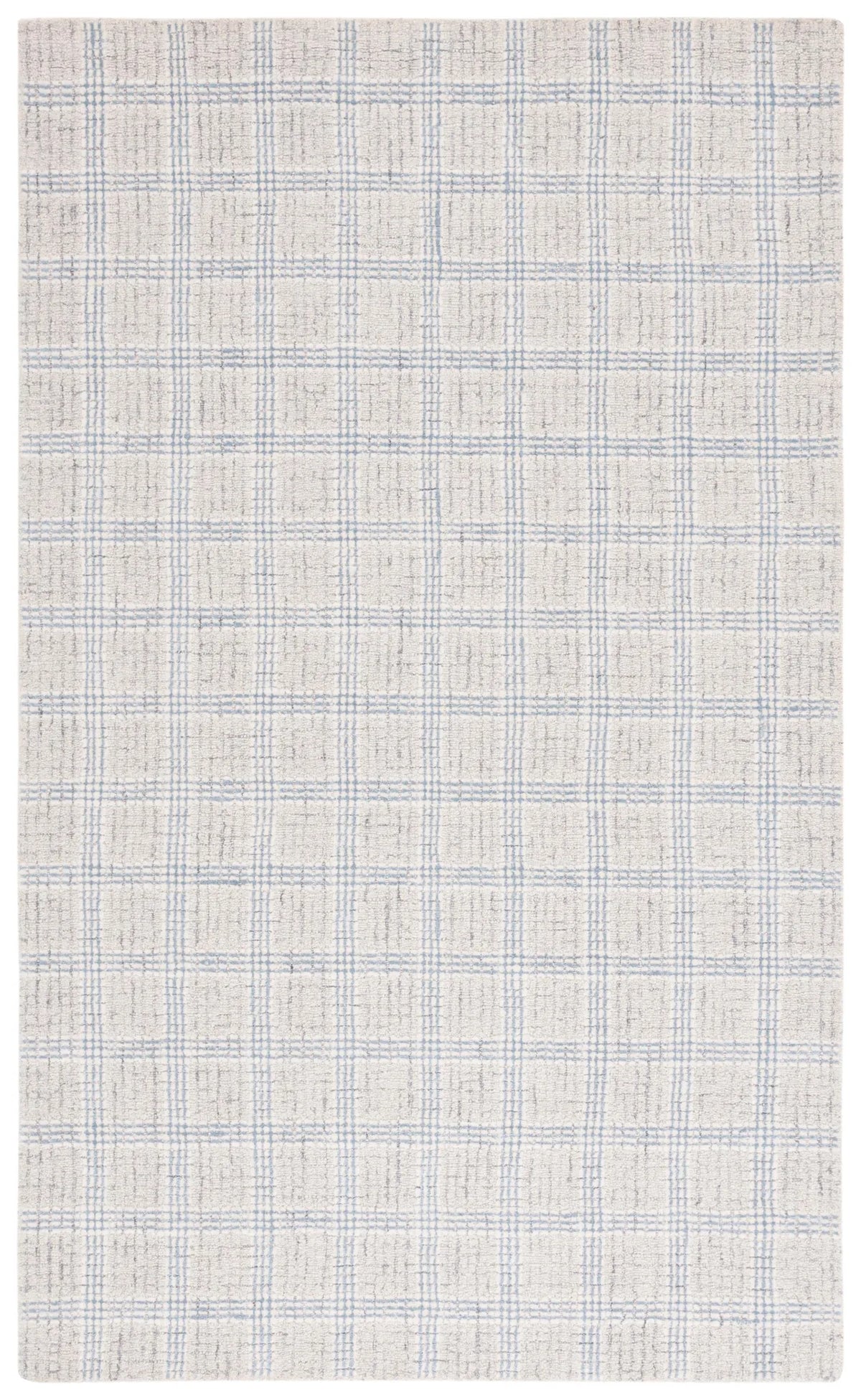Safavieh Ebony 4'-0" x 6'-0" Rug in Silver / Ivory