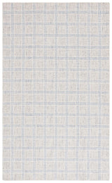 Safavieh Ebony 4'-0" x 6'-0" Rug in Silver / Ivory