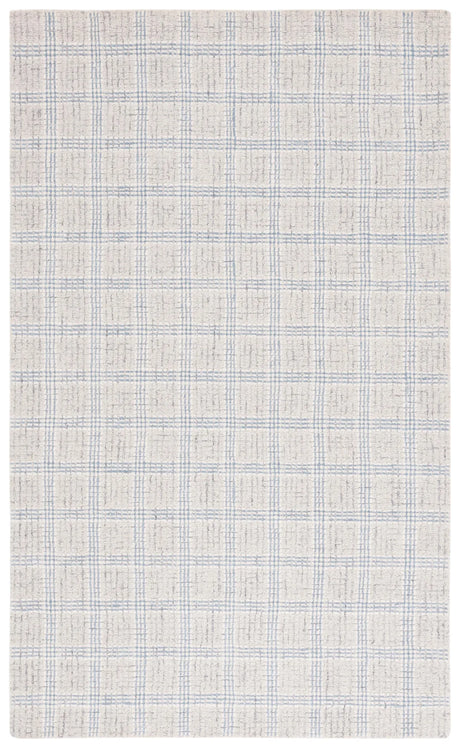 Safavieh Ebony 4'-0" x 6'-0" Rug in Silver / Ivory