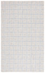 Safavieh Ebony 4'-0" x 6'-0" Rug in Silver / Ivory
