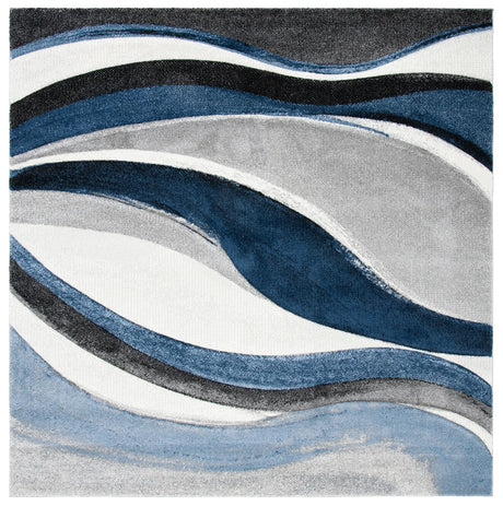 Safavieh Hollywood 6'-7" x 6'-7" Rug in Grey / Blue
