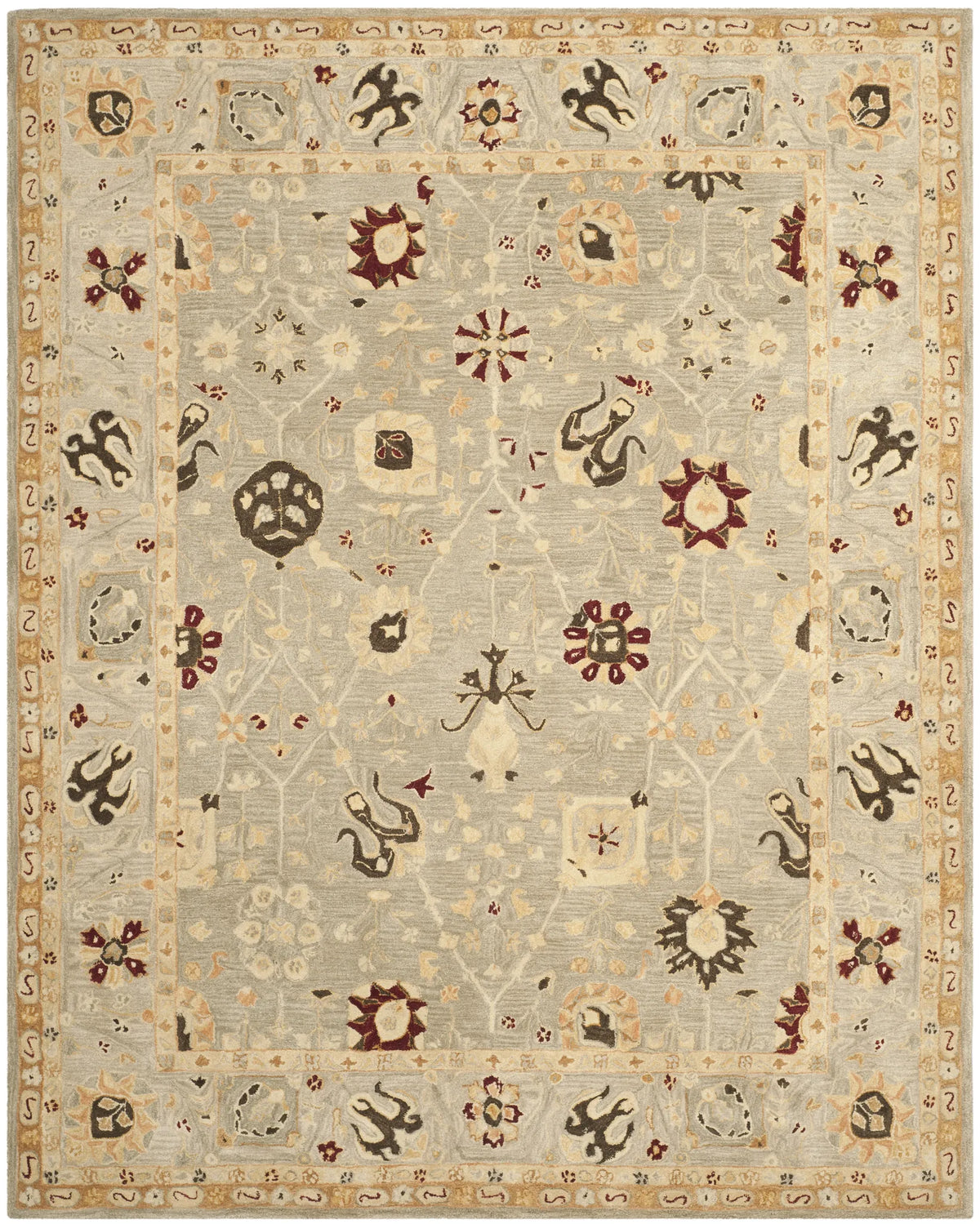 Safavieh Anatolia 10'-0" x 14'-0" Rug in Beige / Sage