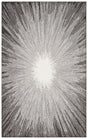 Safavieh Abstract 4'-0" x 6'-0" Rug in Ivory / Charcoal
