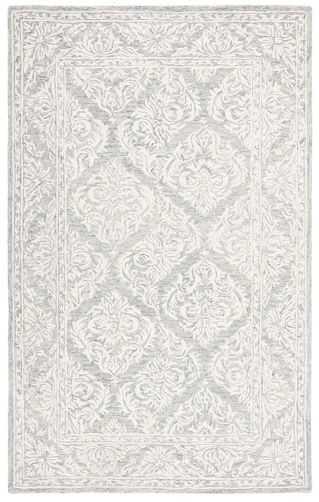 Safavieh Metro 4'-0" x 6'-0" Rug in Dark Grey / Ivory