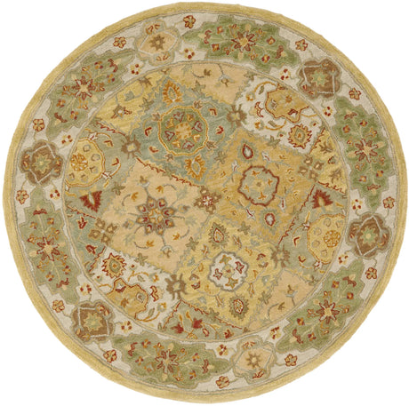 Safavieh Heritage 6'-0" x 6'-0" Rug in Multi / Ivory