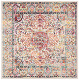 Safavieh Madison 200 6'-7" x 6'-7" Rug in Ivory / Red