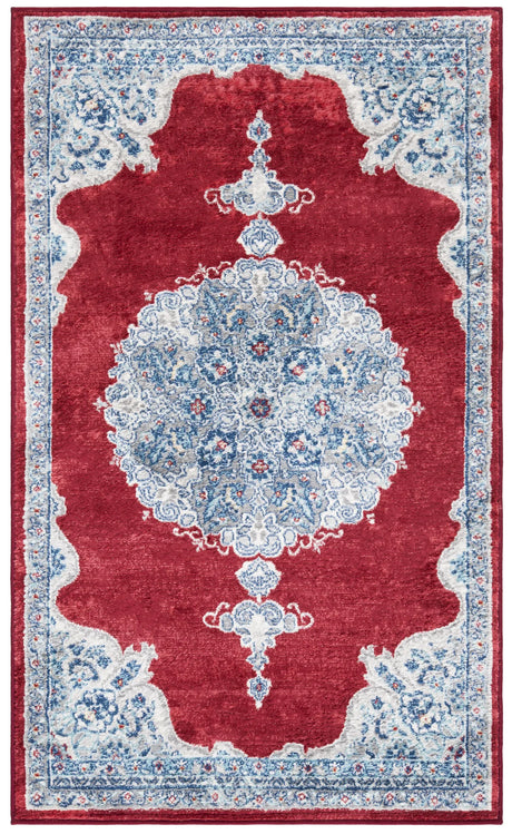 Safavieh Brentwood 3'-0" x 5'-0" Rug in Red / Ivory