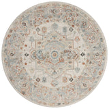 Loloi Odette Odt-09 Ivory/Multi Rug - round flat