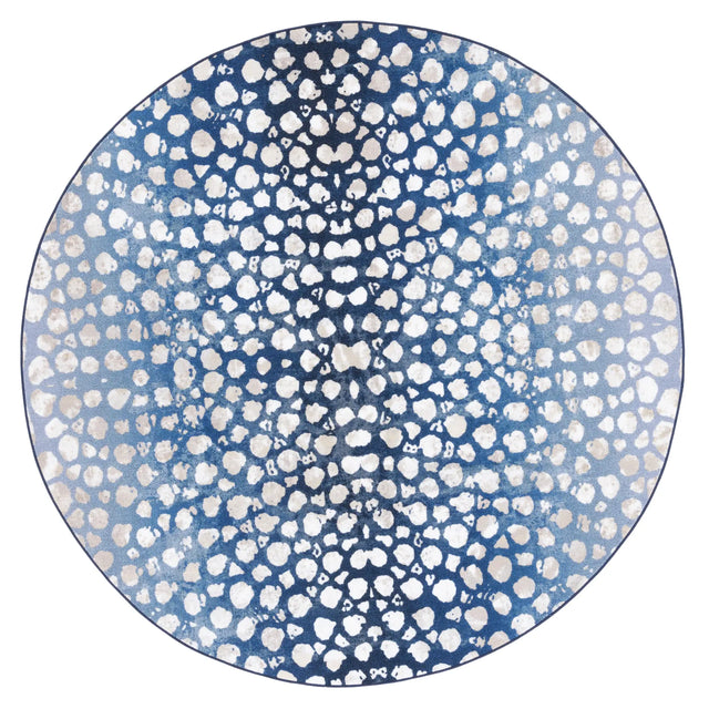 Safavieh Journey 6'-7" x 6'-7" Rug in Navy / Beige