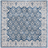 Safavieh Brentwood 6'-7" x 6'-7" Rug in Navy / Light Grey