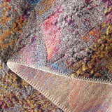 Safavieh Barbados 500 4'-0" x 6'-0" Rug in Grey Purple / Blue Gold