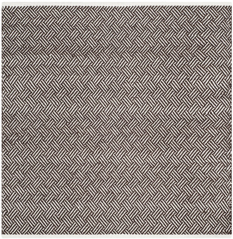 Safavieh Boston 4'-0" x 4'-0" Rug in Brown