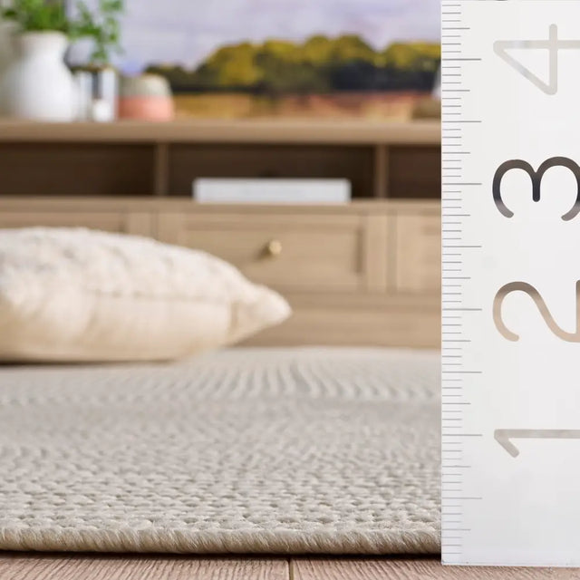 Safavieh Braided 5'-0" x 8'-0" Rug in Cream