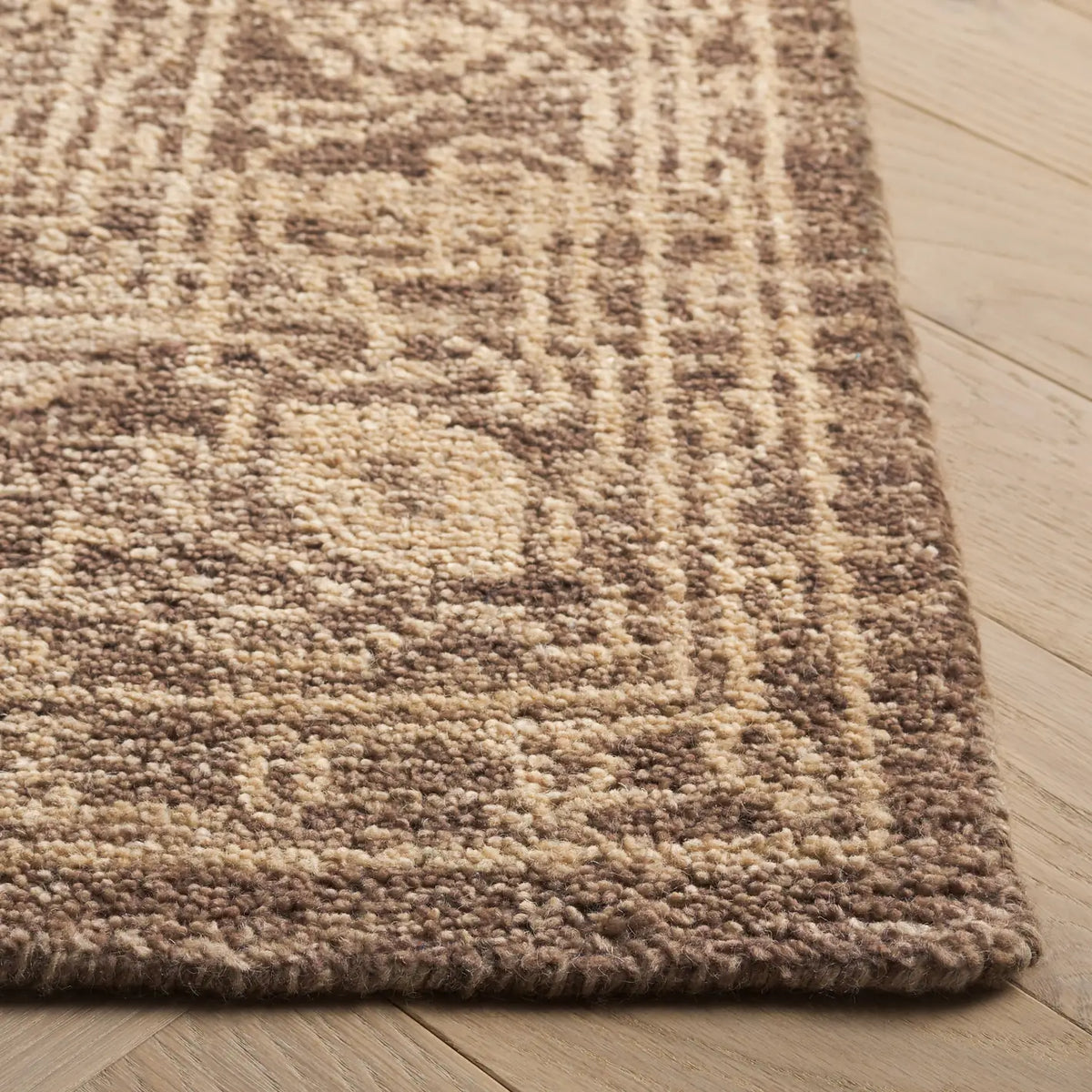 Safavieh Kenya 4'-0" x 6'-0" Rug in Brown / Beige