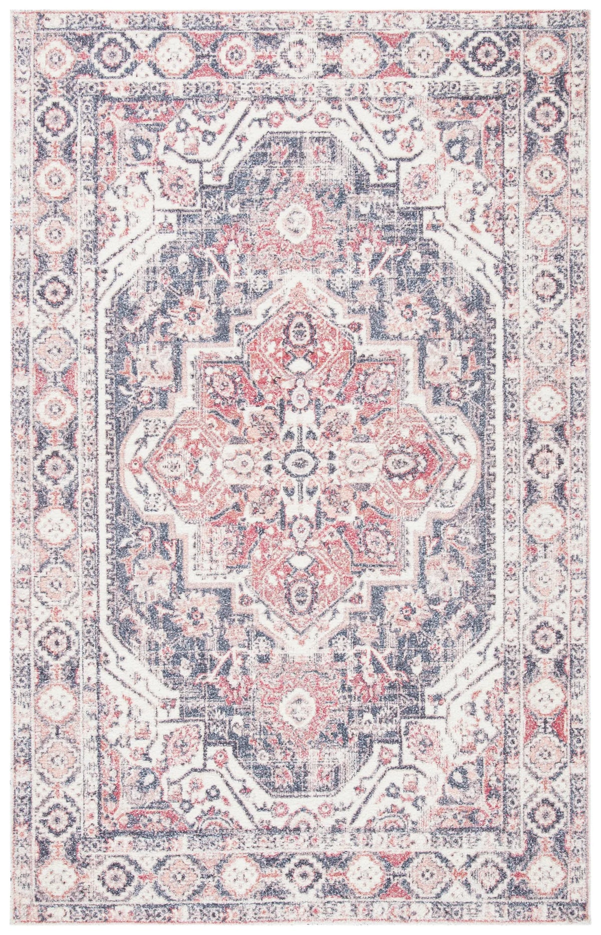 Safavieh Classic Vintage 4'-0" x 6'-0" Rug in Red / Blue