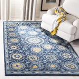 Safavieh Heritage 5'-0" x 8'-0" Rug in Navy / Gold