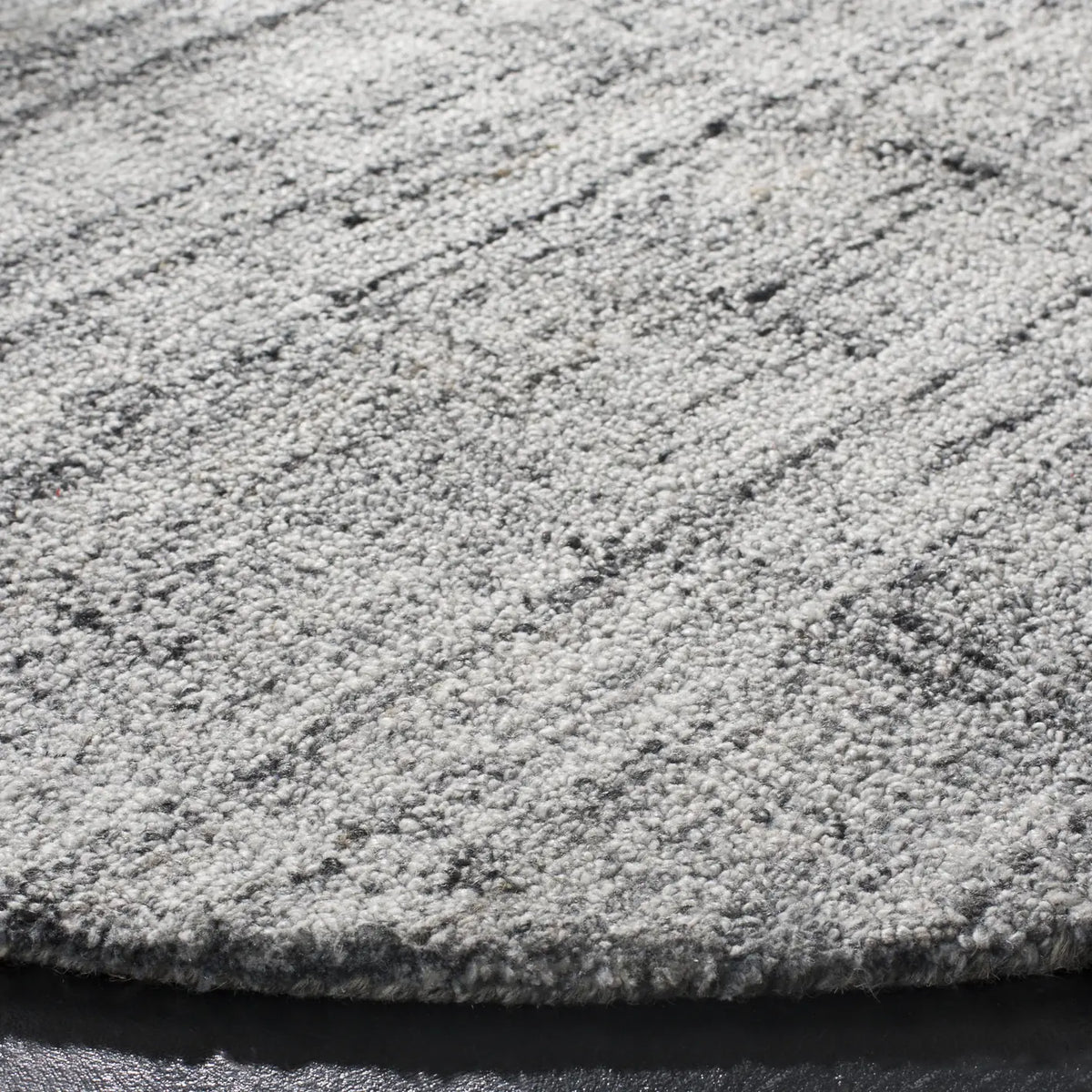Safavieh Abstract 6'-0" x 6'-0" Rug in Grey / Black
