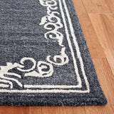 Safavieh Glamour 4'-0" x 6'-0" Rug in Black / Ivory