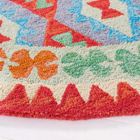 Safavieh Aspen 7'-0" x 7'-0" Rug in Red / Blue