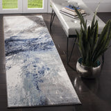 Safavieh Galaxy 2'-3" x 10'-0" Rug in Blue / Grey