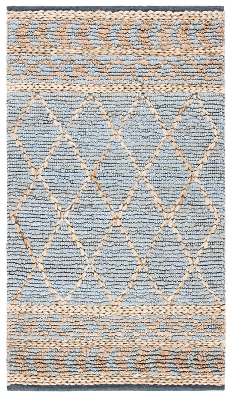 Safavieh Natural Fiber 3'-0" x 5'-0" Rug in Natural / Blue