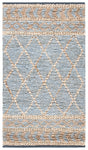Safavieh Natural Fiber 3'-0" x 5'-0" Rug in Natural / Blue