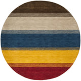 Safavieh Himalaya 6'-0" x 6'-0" Rug in Orange / Multi