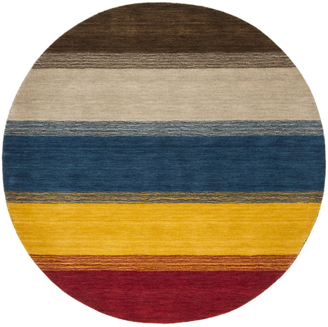 Safavieh Himalaya 6'-0" x 6'-0" Rug in Orange / Multi