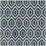 Safavieh Himalaya 6'-0" x 6'-0" Rug in Navy / Ivory
