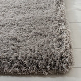 Safavieh Supreme Shag 4'-0" x 6'-0" Rug in Silver