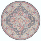 Safavieh Metro 6'-0" x 6'-0" Rug in Grey / Rust