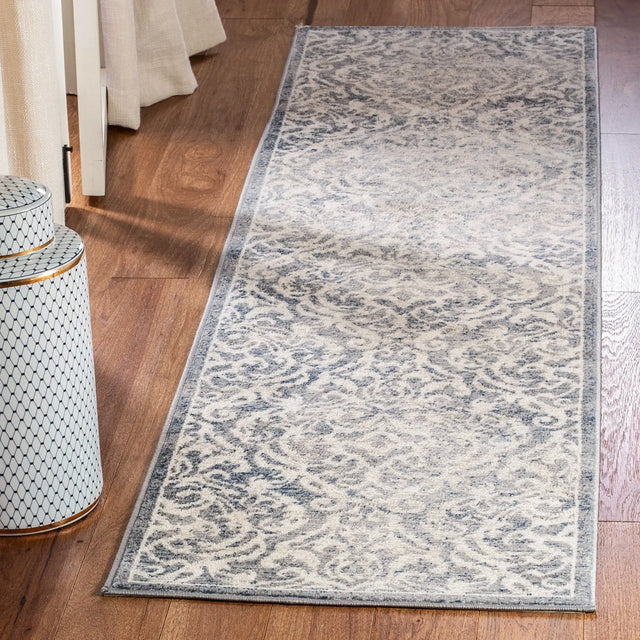 Safavieh Brentwood 2'-0" x 10'-0" Rug in Light Grey / Blue